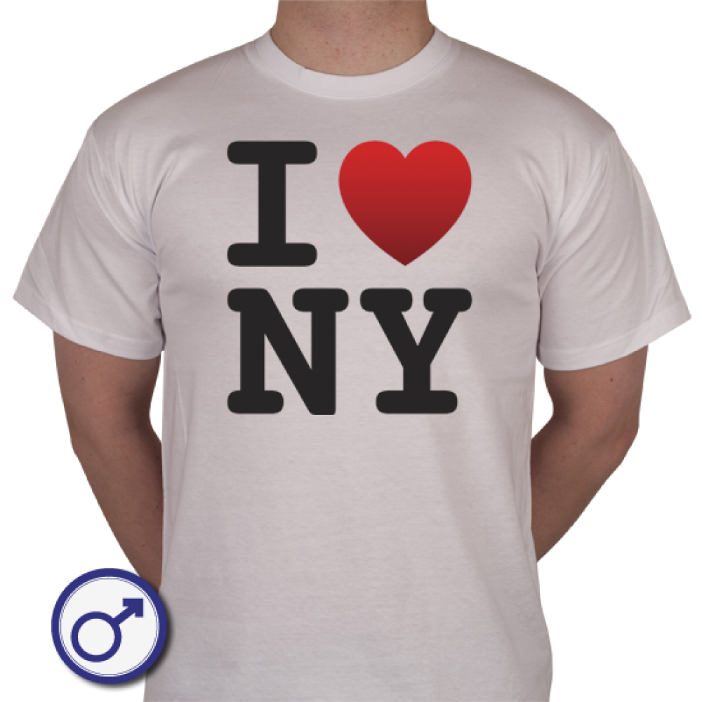 Heren Tshirt I love NY (New York) Heren Tshirt I love NY (New York)